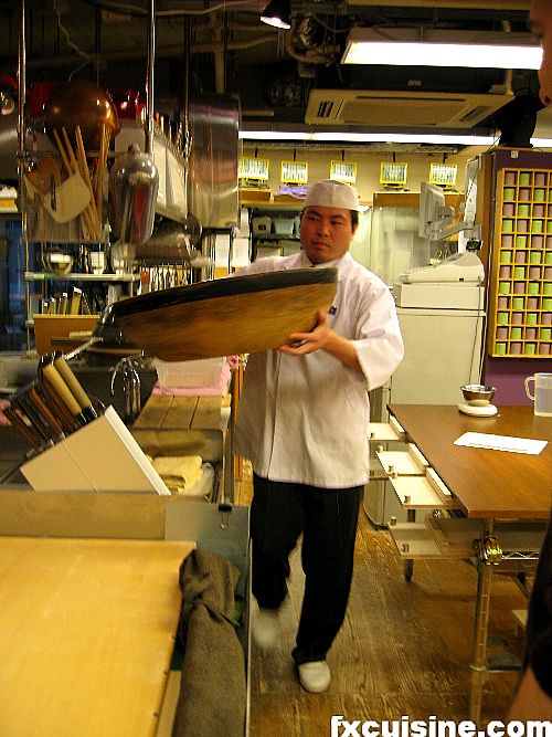 Making soba noodles